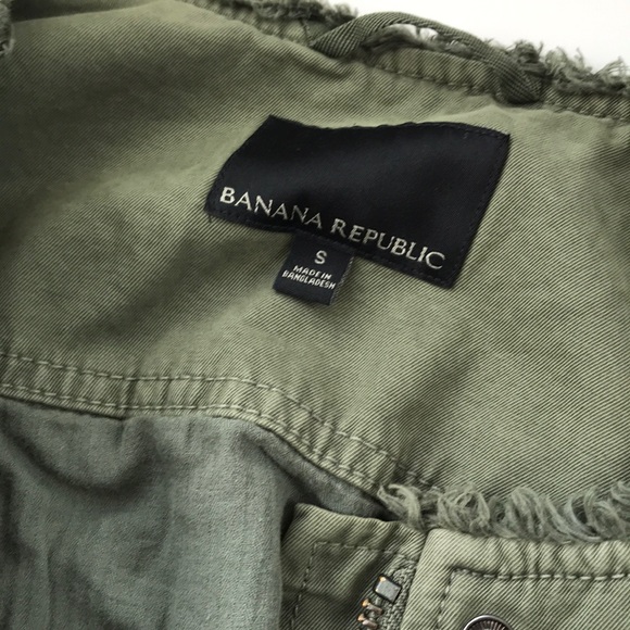 Banana Republic army green jacket EUC - Picture 2 of 5